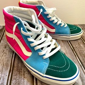 Vans Sk8-high color block size 9.5 woman’s